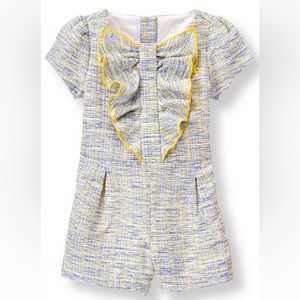 Janie and Jack Tweed Romper | Size 12-18M